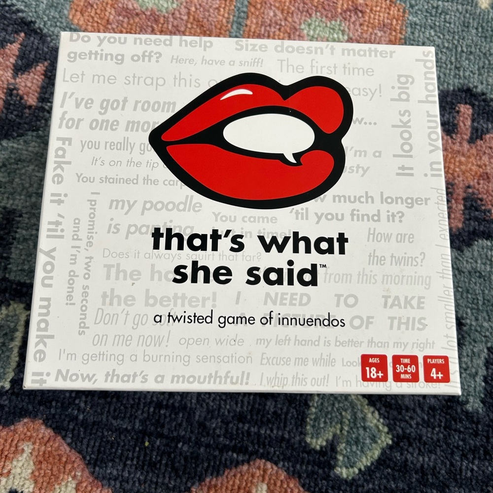 That's What She Said Game
